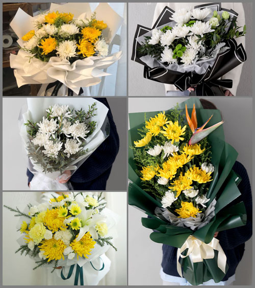 广东广州市番禺区桥南街道蚬涌村白事花束代送